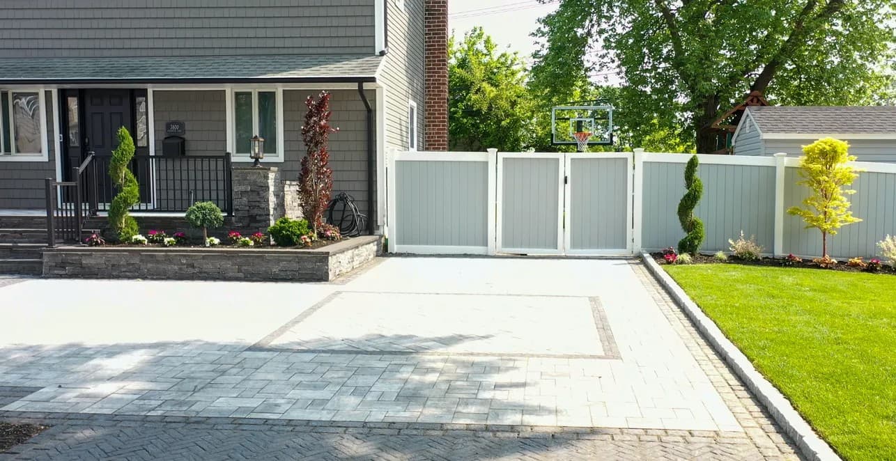 Custom brickwork and steps