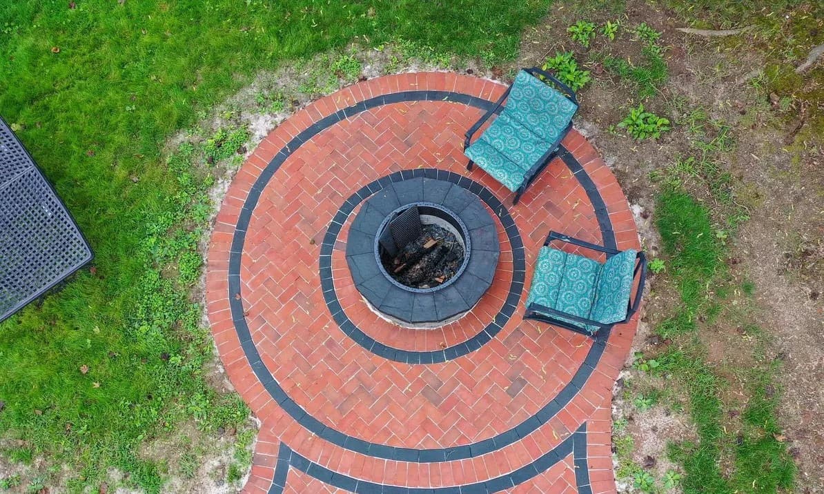 Completed masonry project