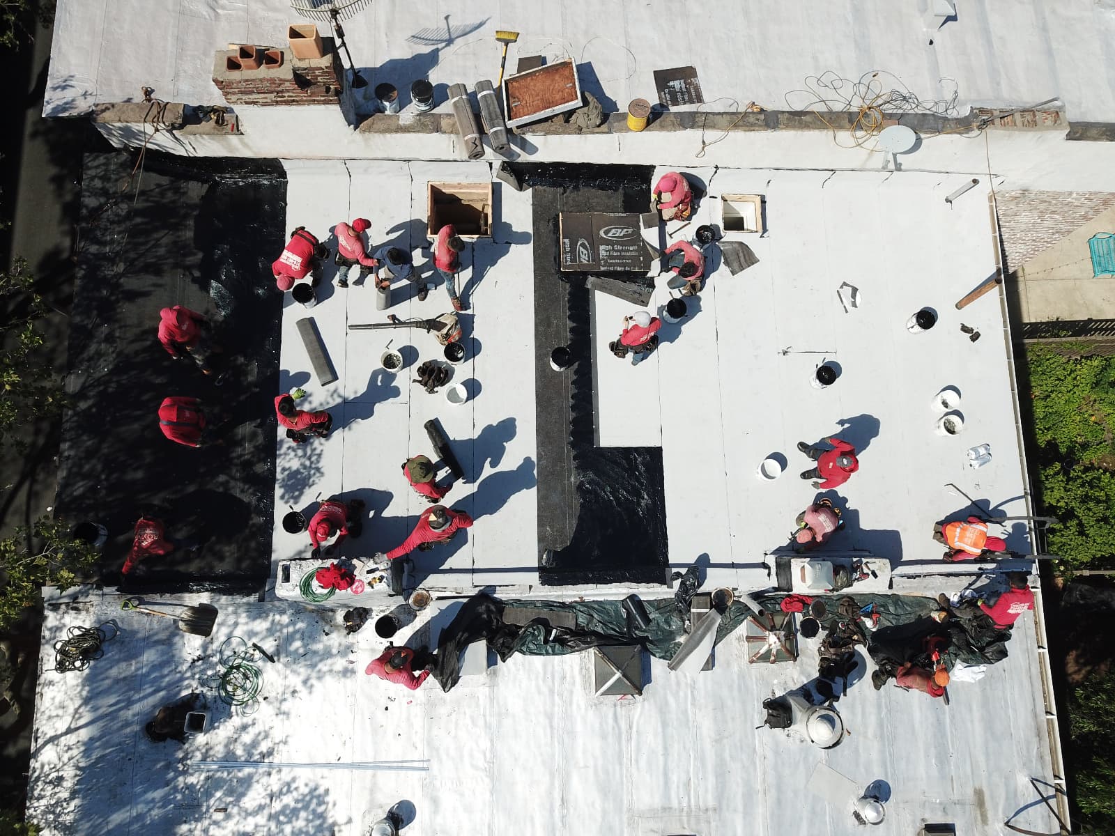 Residential roofing project