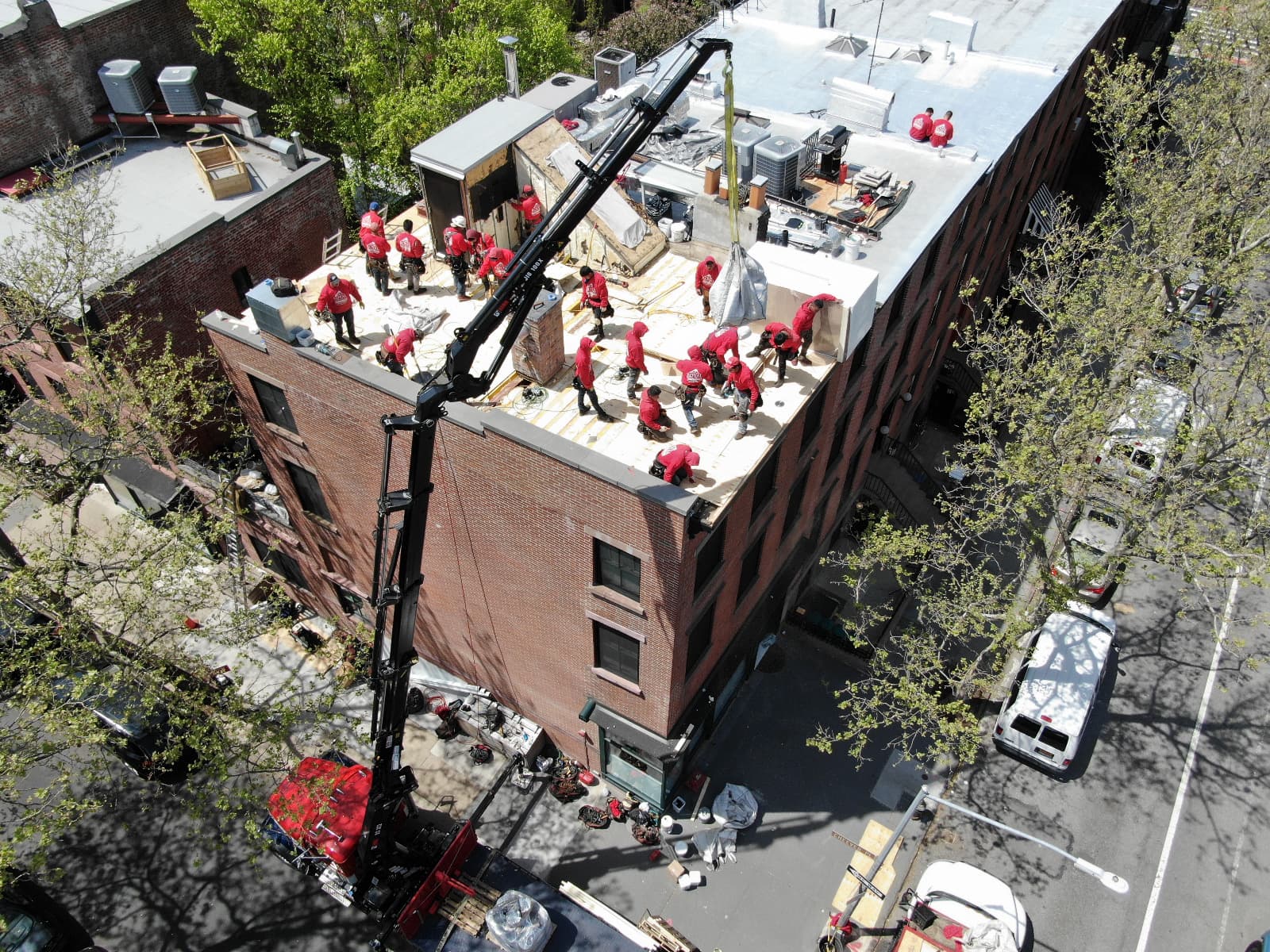 Roof shingle installation
