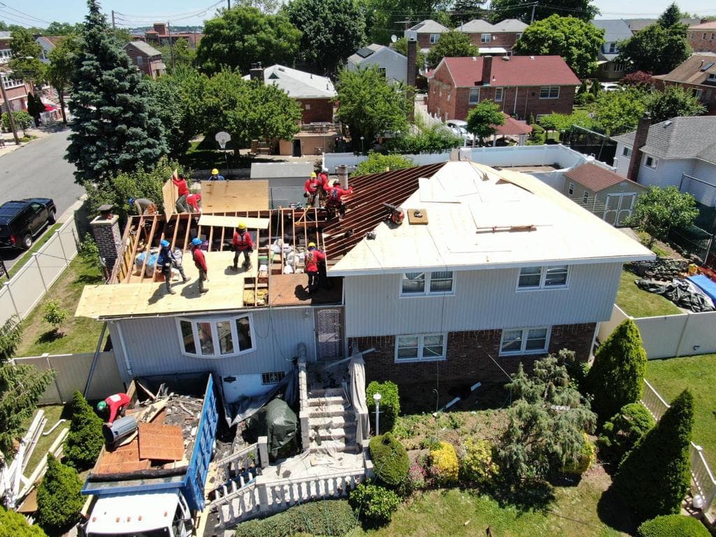 Quality roof work detail