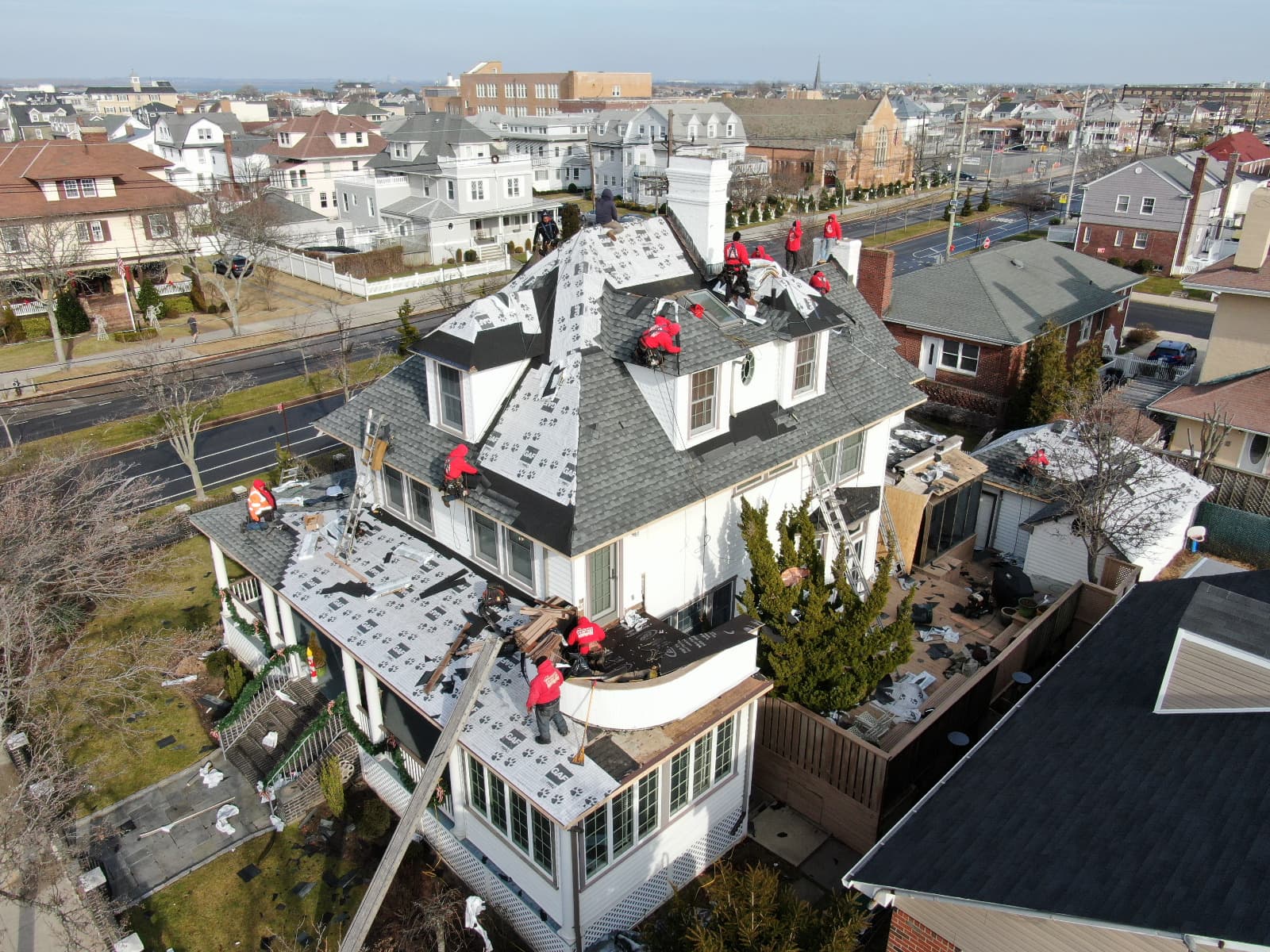 Roofing project showcase