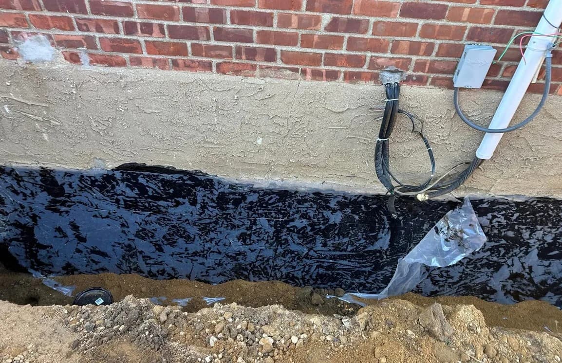 Waterproofing project completion