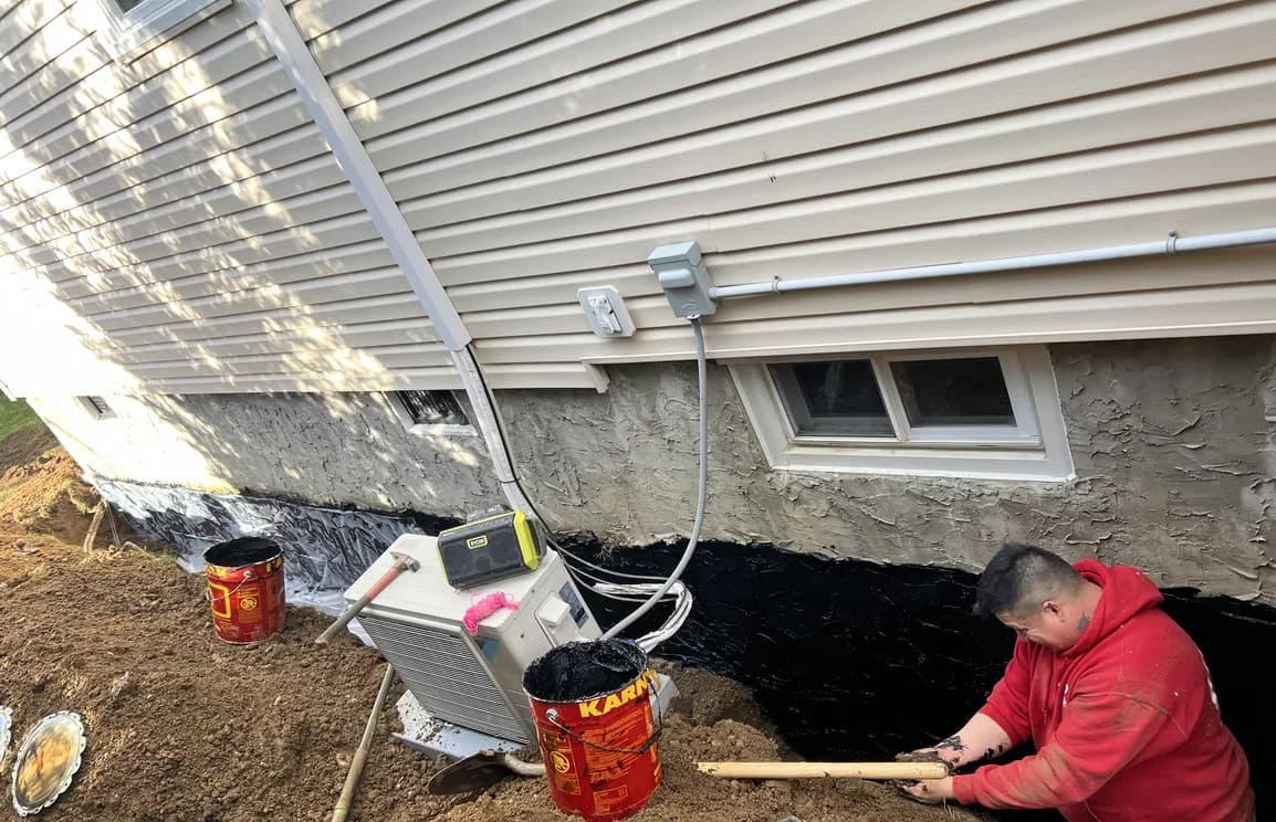 Interior basement sealing