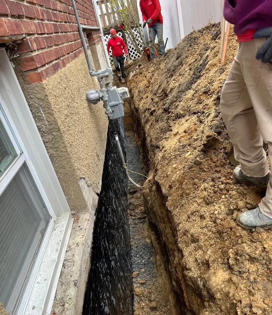 Basement sealing results